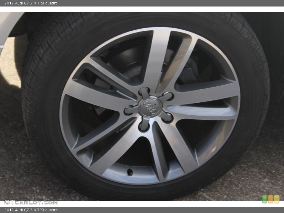 2012 Audi Q7 3.0 TFSI quattro Wheel and Tire Photo #90013406