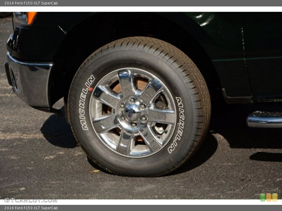 2014 Ford F150 XLT SuperCab Wheel and Tire Photo #90014627