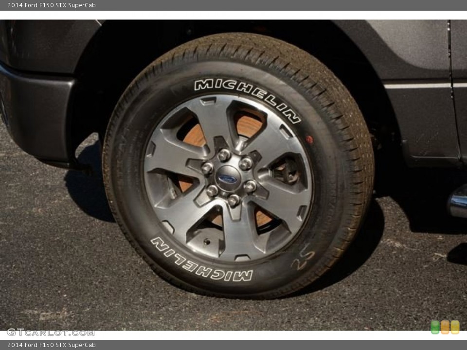 2014 Ford F150 STX SuperCab Wheel and Tire Photo #90014993