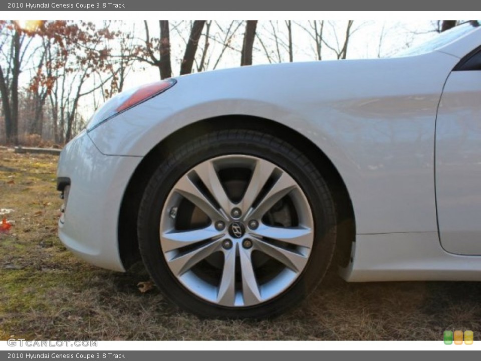 2010 Hyundai Genesis Coupe 3.8 Track Wheel and Tire Photo #90016382