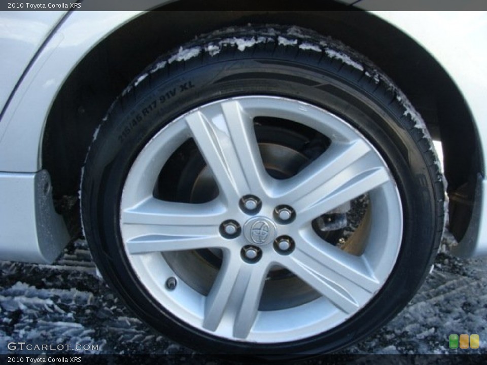2010 Toyota Corolla XRS Wheel and Tire Photo #90022533