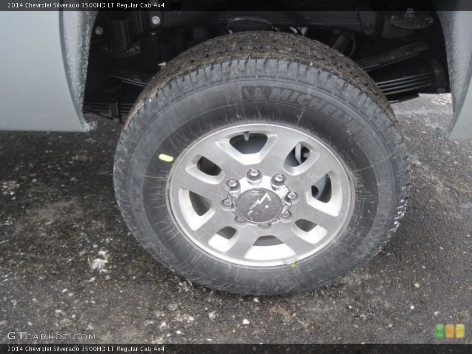 2014 Chevrolet Silverado 3500HD LT Regular Cab 4x4 Wheel and Tire Photo #90024973