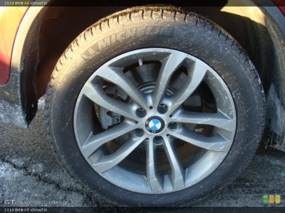 2014 BMW X6 xDrive50i Wheel and Tire Photo #90031180