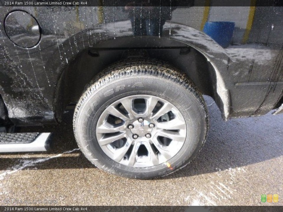 2014 Ram 1500 Laramie Limited Crew Cab 4x4 Wheel and Tire Photo #90038698