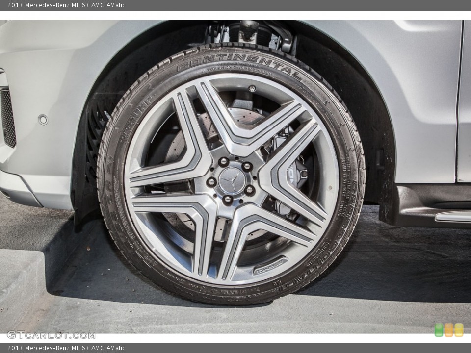 2013 Mercedes-Benz ML 63 AMG 4Matic Wheel and Tire Photo #90039103