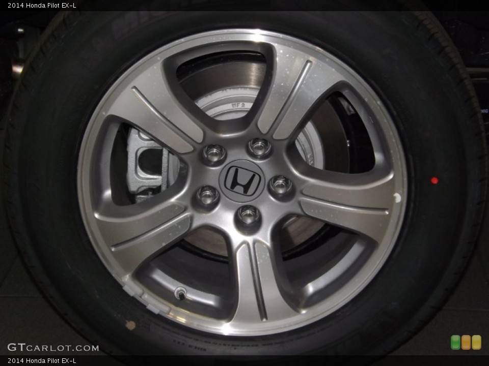 2014 Honda Pilot EX-L Wheel and Tire Photo #90045364