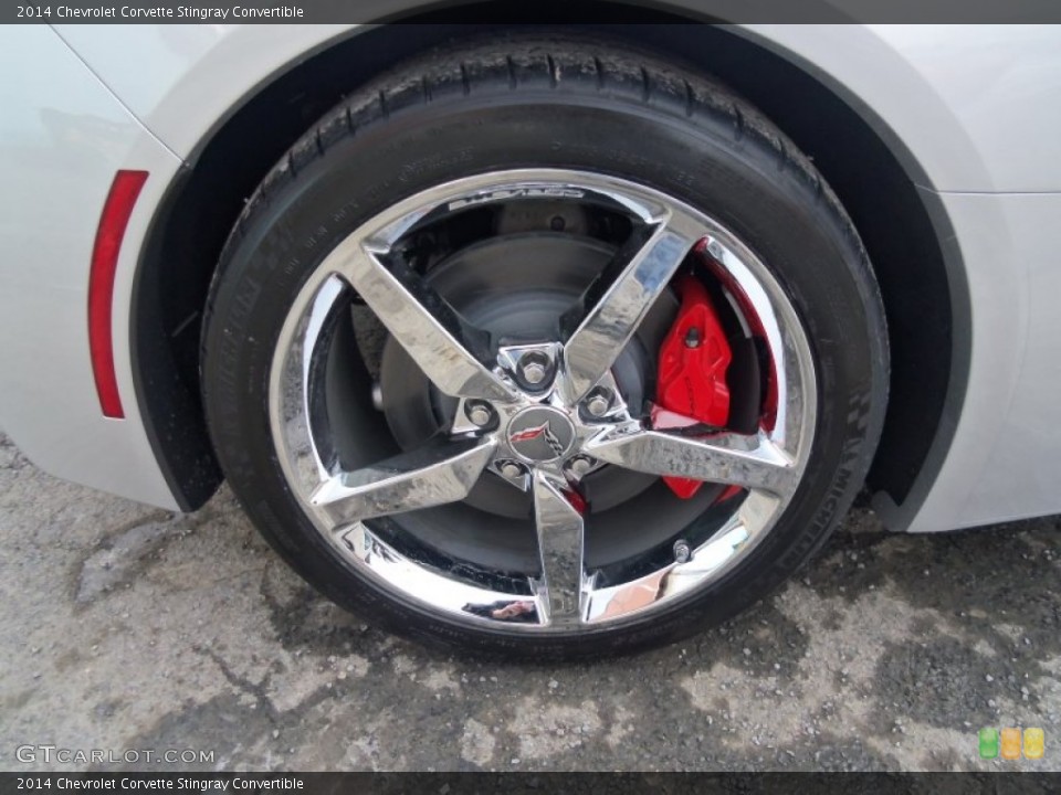 2014 Chevrolet Corvette Stingray Convertible Wheel and Tire Photo #90051790