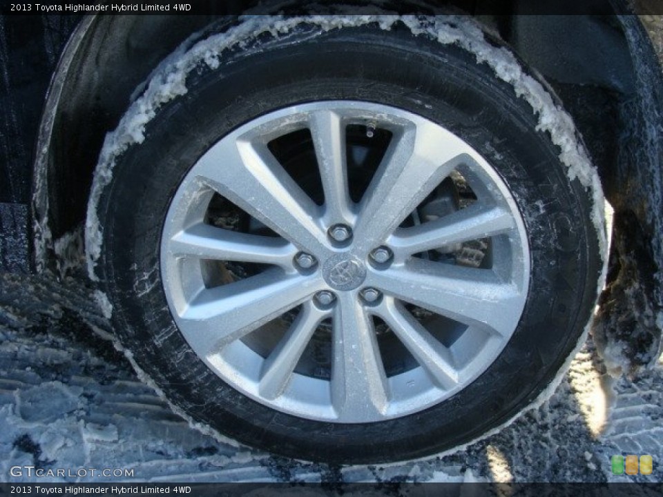 2013 Toyota Highlander Hybrid Limited 4WD Wheel and Tire Photo #90053080