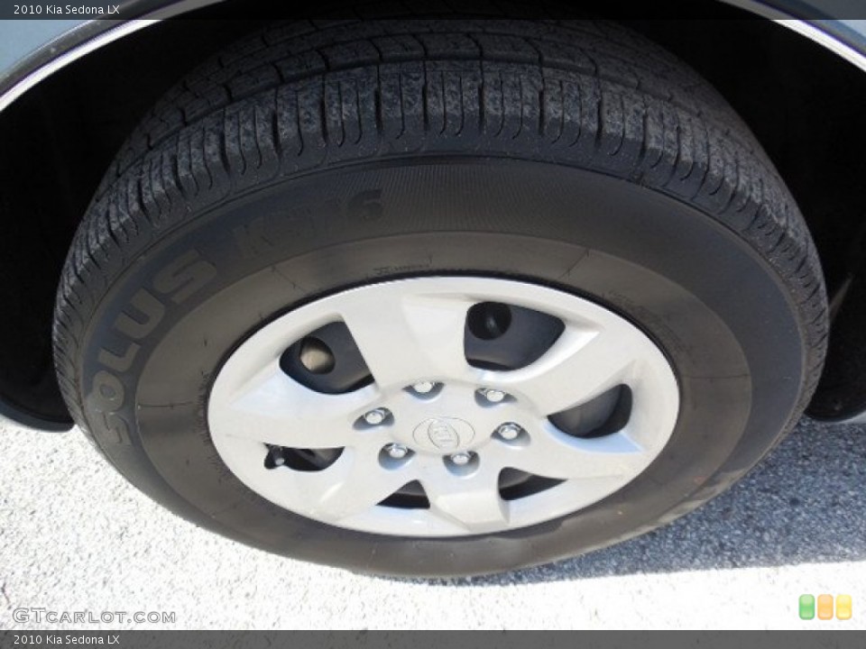 2010 Kia Sedona LX Wheel and Tire Photo #90059641