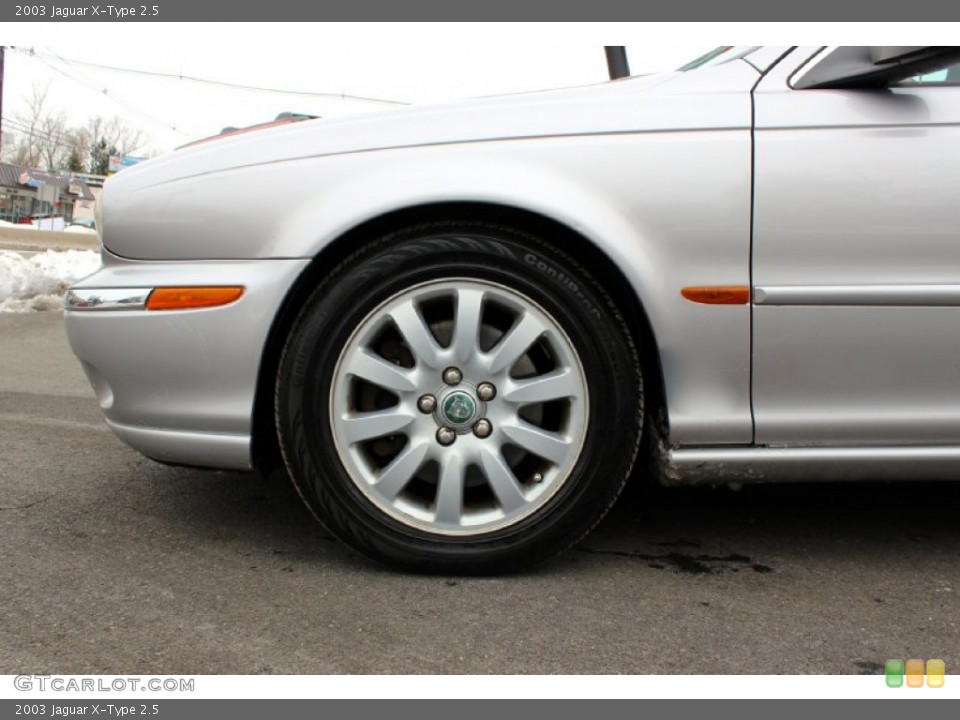 2003 Jaguar X-Type 2.5 Wheel and Tire Photo #90060160