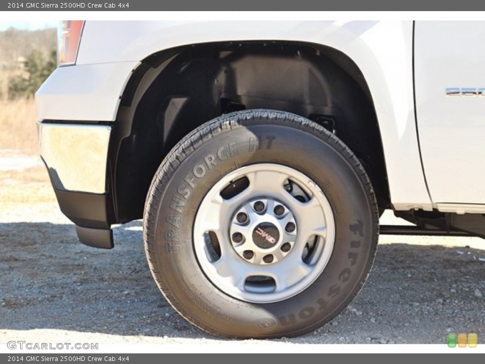 2014 GMC Sierra 2500HD Crew Cab 4x4 Wheel and Tire Photo #90061639