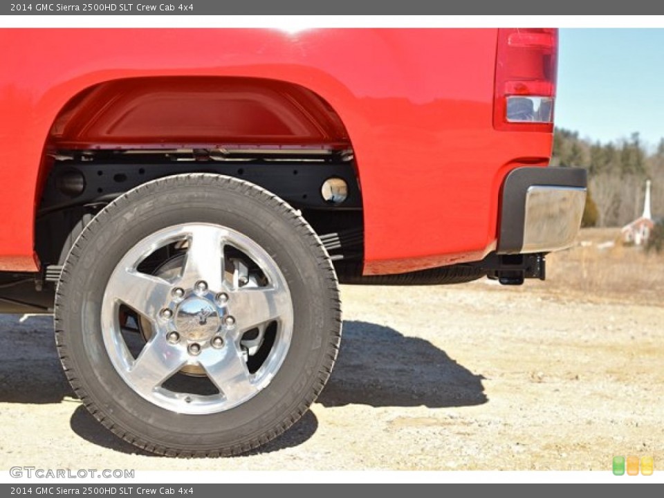 2014 GMC Sierra 2500HD SLT Crew Cab 4x4 Wheel and Tire Photo #90062101