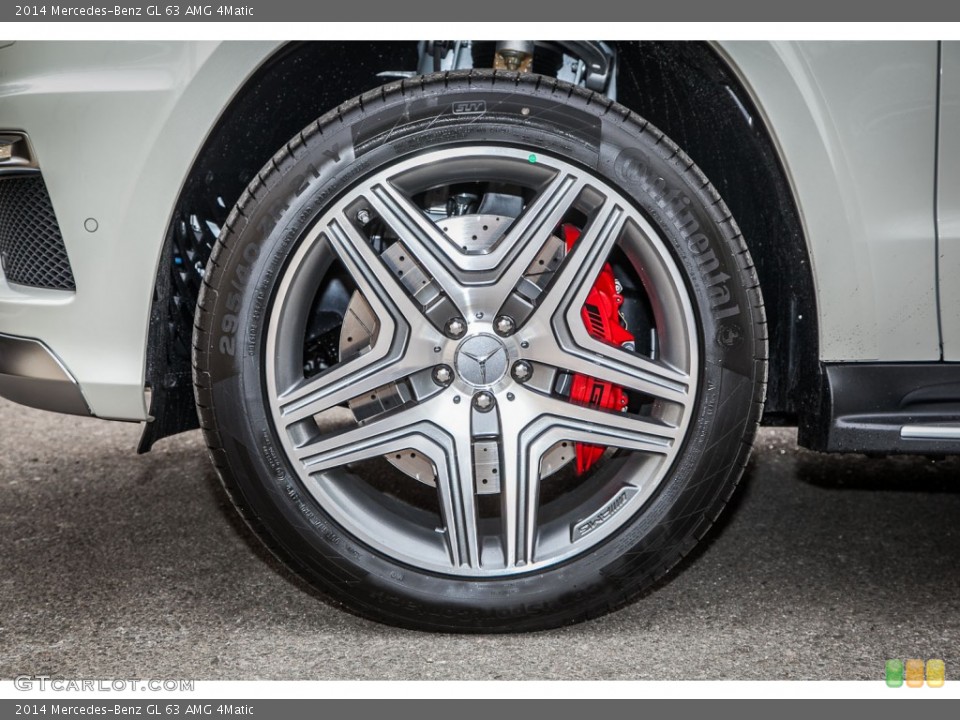 2014 Mercedes-Benz GL 63 AMG 4Matic Wheel and Tire Photo #90063655