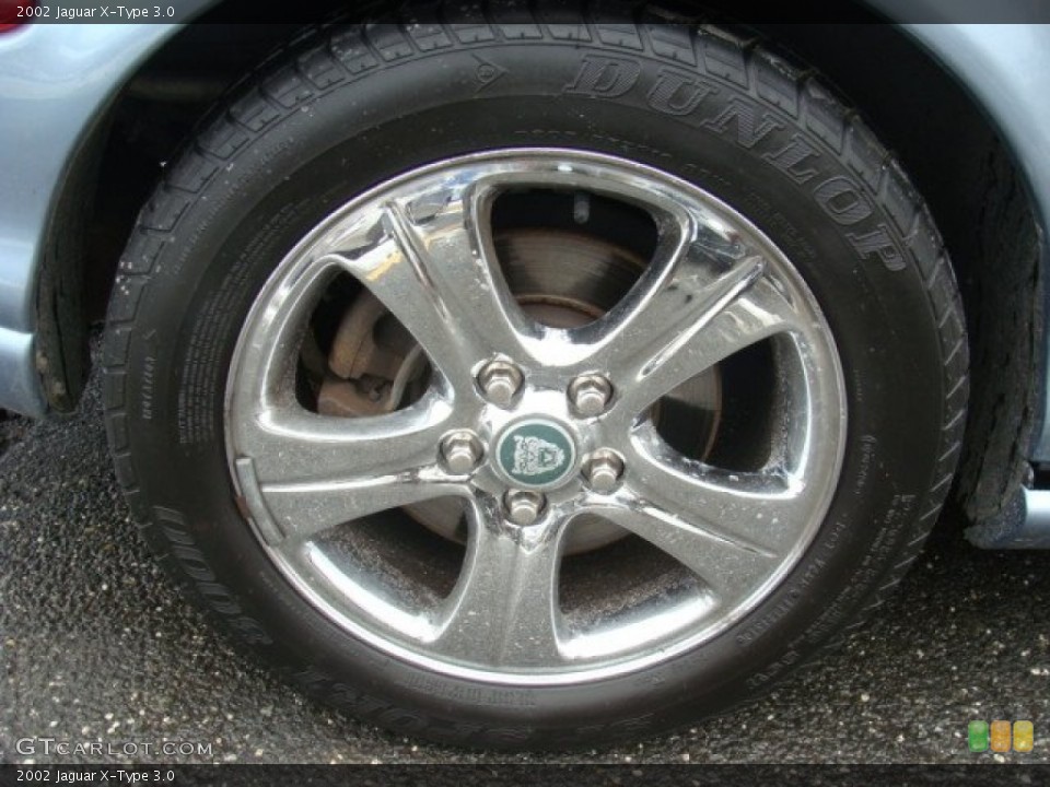 2002 Jaguar X-Type 3.0 Wheel and Tire Photo #90079584