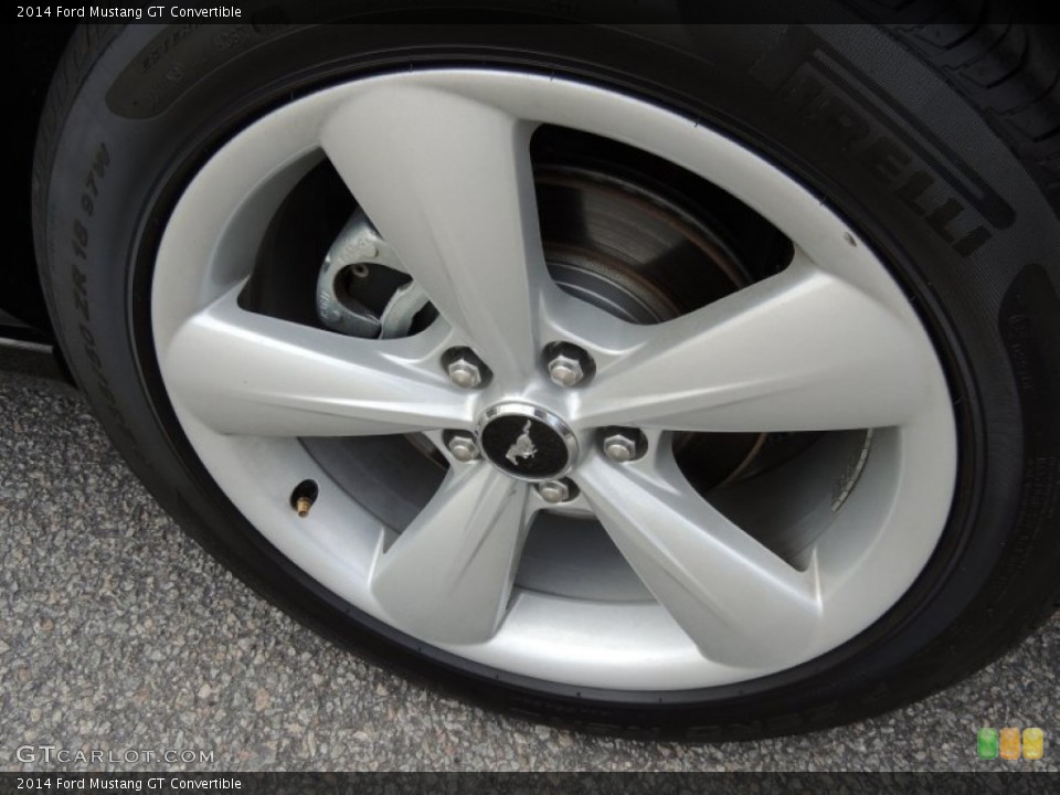 2014 Ford Mustang GT Convertible Wheel and Tire Photo #90086100