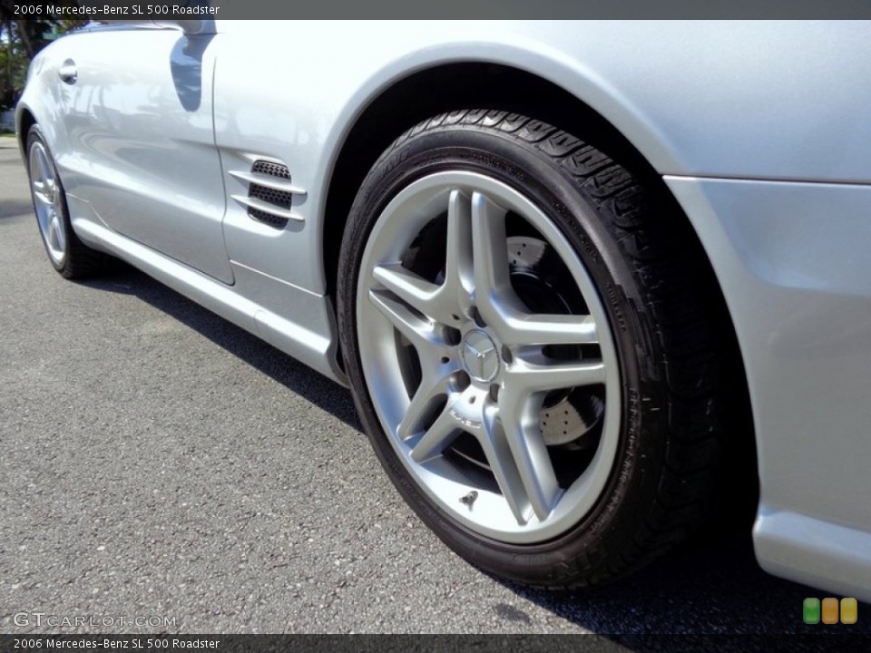 2006 Mercedes-Benz SL 500 Roadster Wheel and Tire Photo #90086835