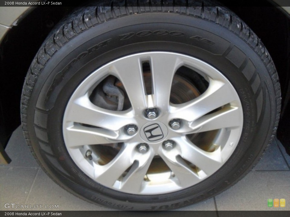 2008 Honda Accord LX-P Sedan Wheel and Tire Photo #90089317