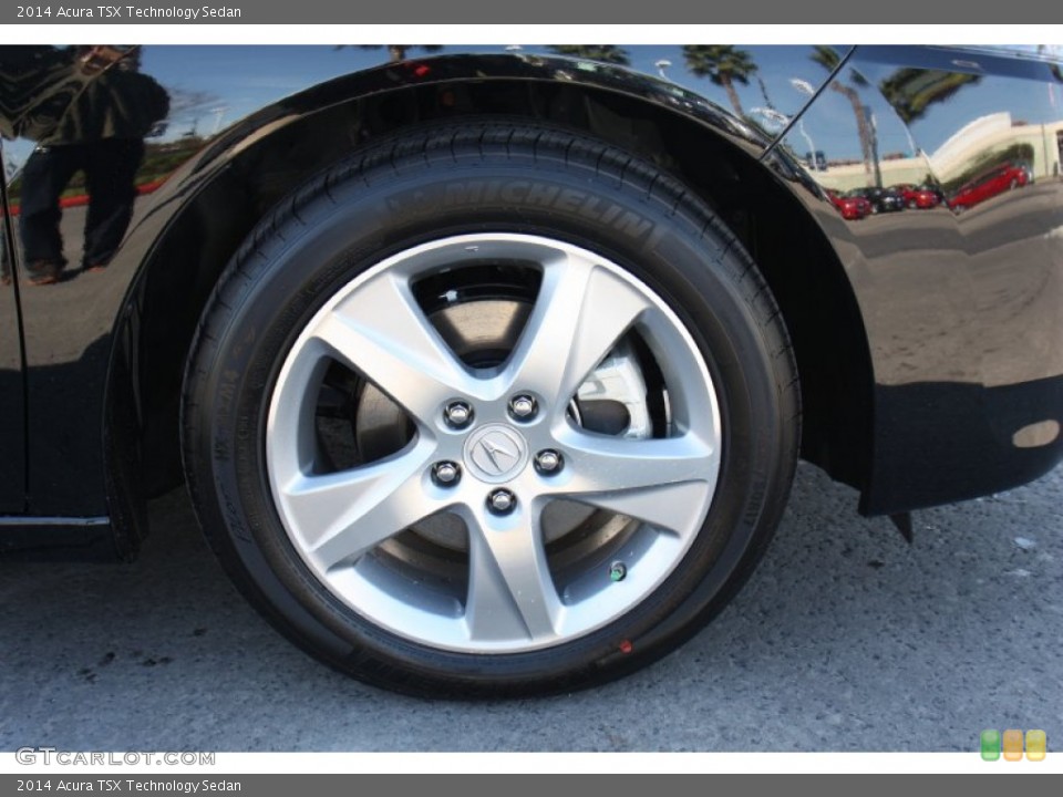 2014 Acura TSX Technology Sedan Wheel and Tire Photo #90090540