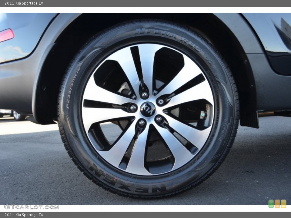 2011 Kia Sportage EX Wheel and Tire Photo #90094504