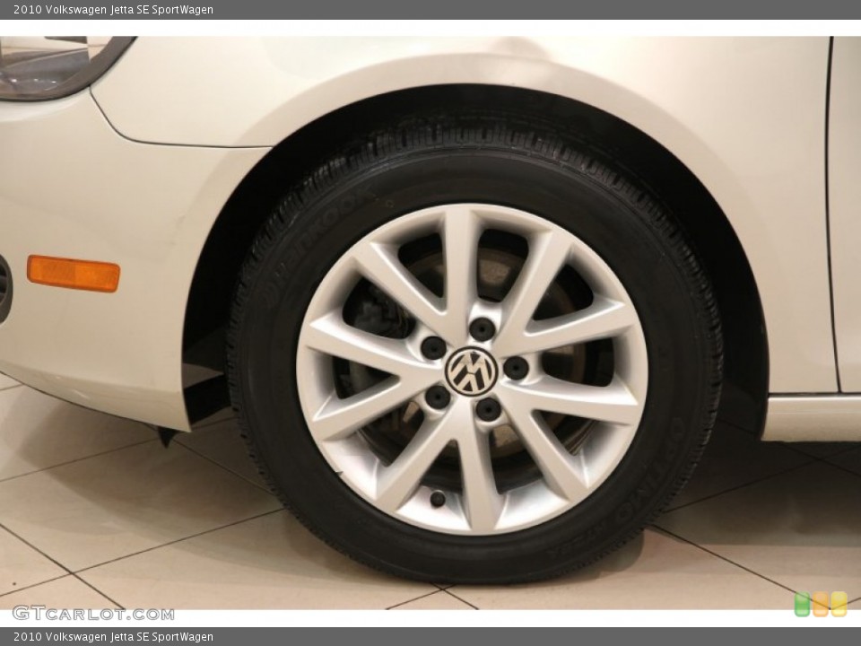 2010 Volkswagen Jetta SE SportWagen Wheel and Tire Photo #90096117