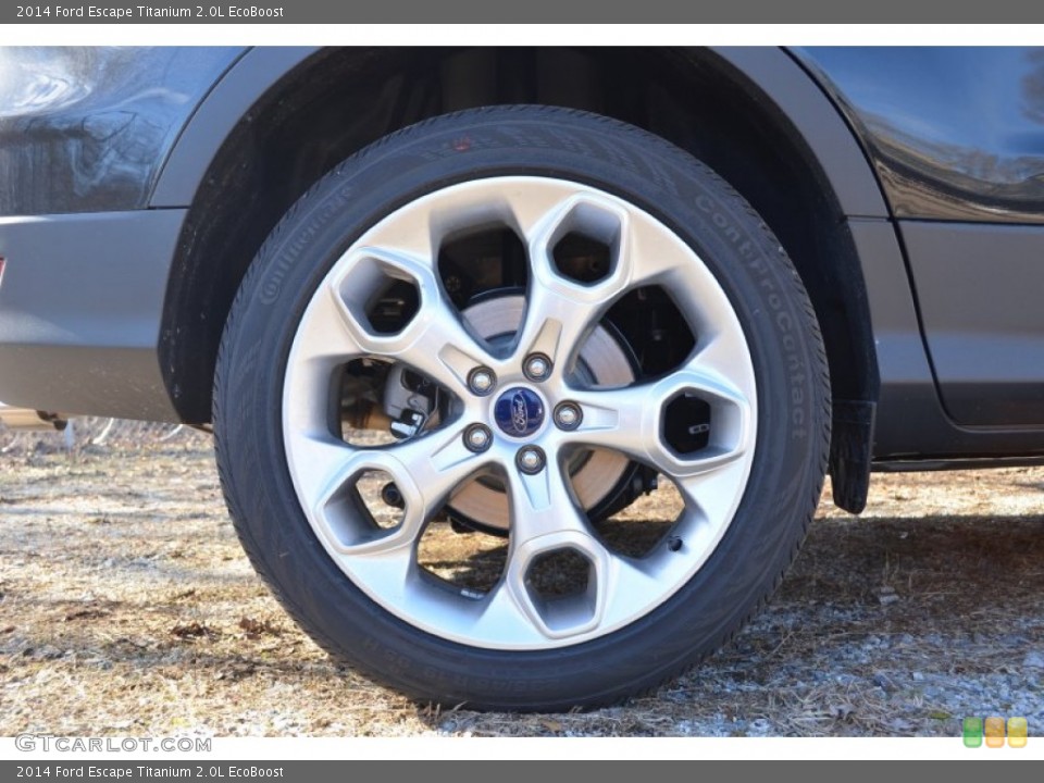 2014 Ford Escape Titanium 2.0L EcoBoost Wheel and Tire Photo #90096684