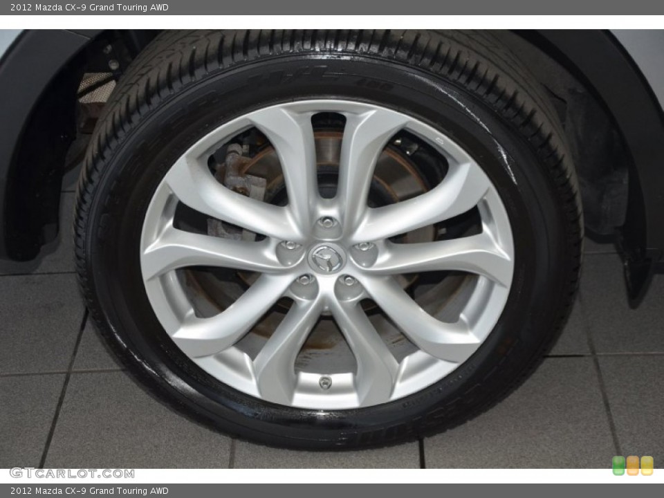 2012 Mazda CX-9 Grand Touring AWD Wheel and Tire Photo #90100596