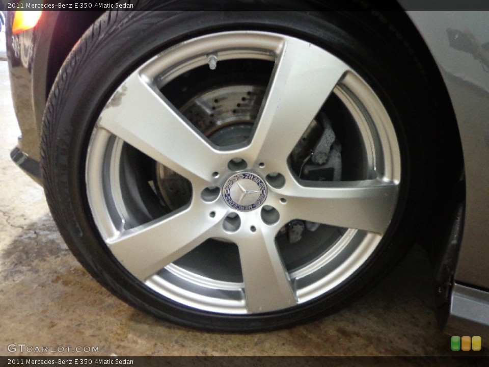 2011 Mercedes-Benz E 350 4Matic Sedan Wheel and Tire Photo #90106794