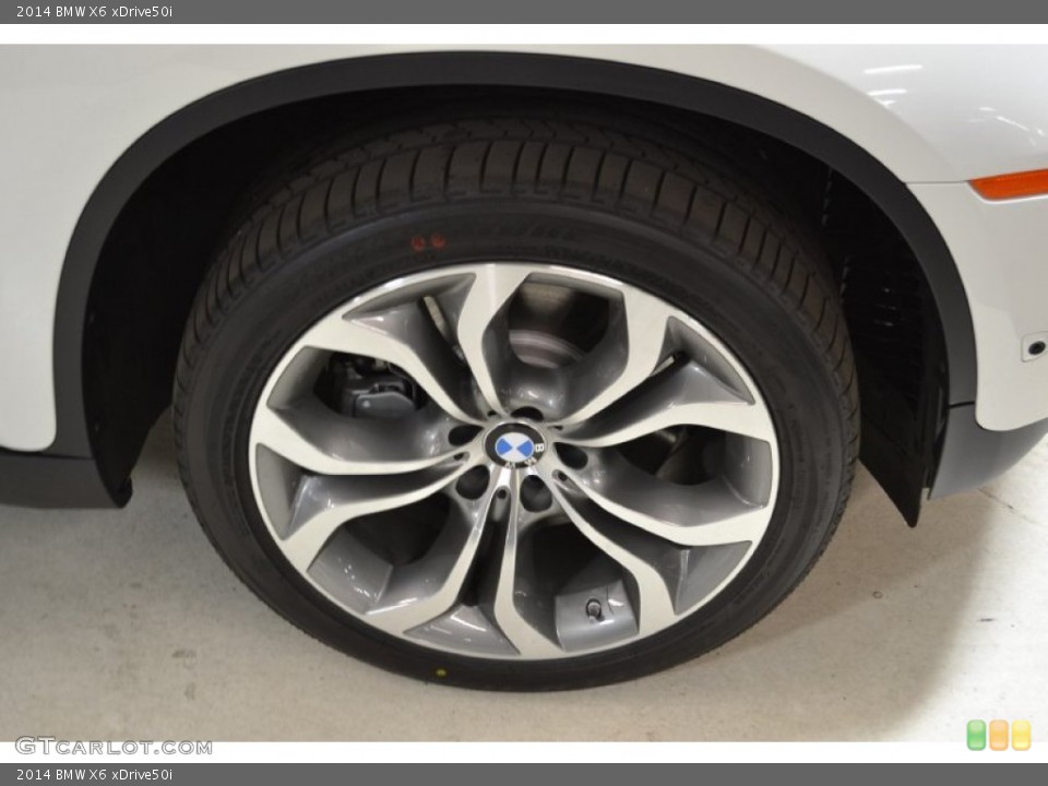 2014 BMW X6 xDrive50i Wheel and Tire Photo #90115044