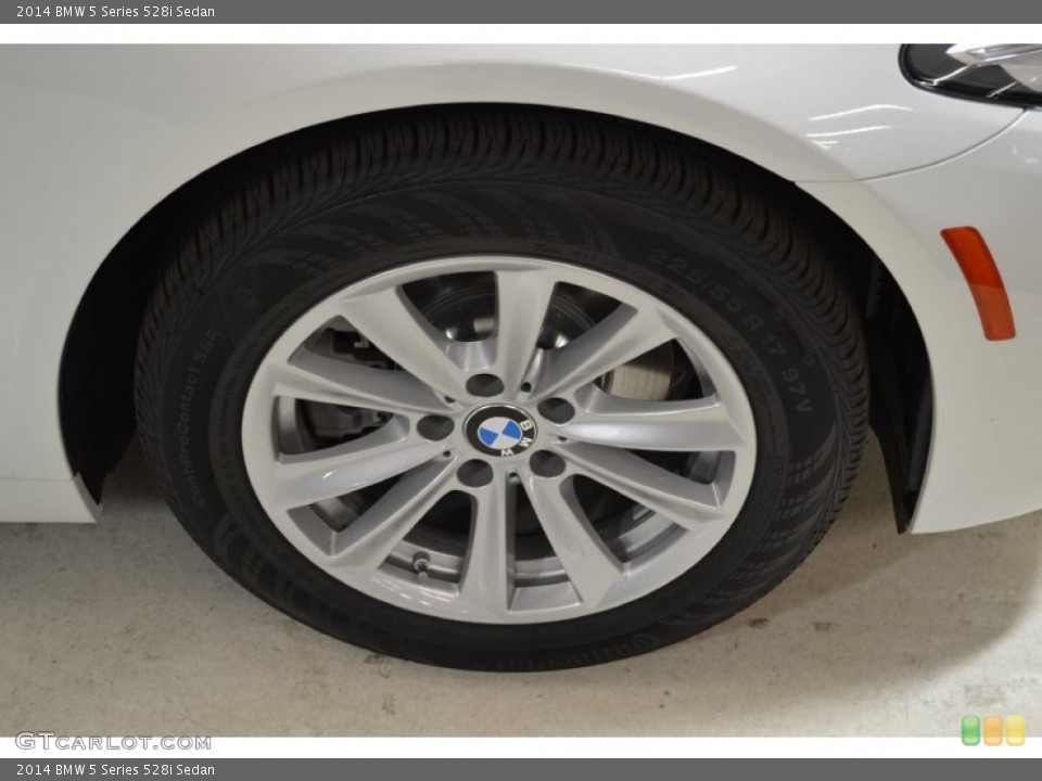 2014 BMW 5 Series 528i Sedan Wheel and Tire Photo #90115638