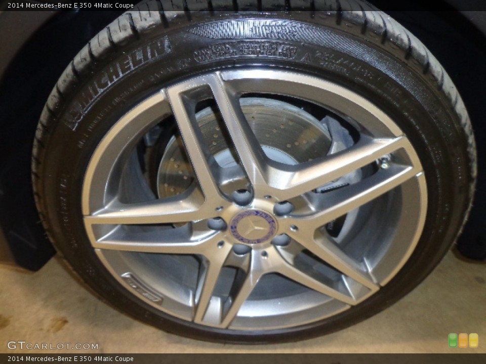 2014 Mercedes-Benz E 350 4Matic Coupe Wheel and Tire Photo #90130246