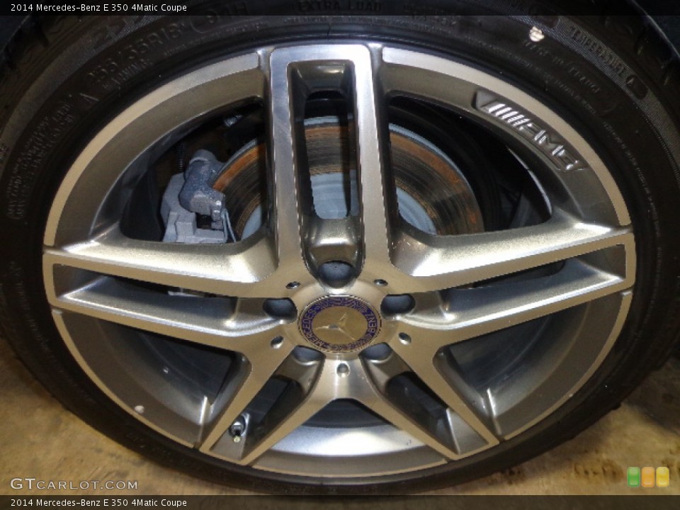 2014 Mercedes-Benz E 350 4Matic Coupe Wheel and Tire Photo #90130348