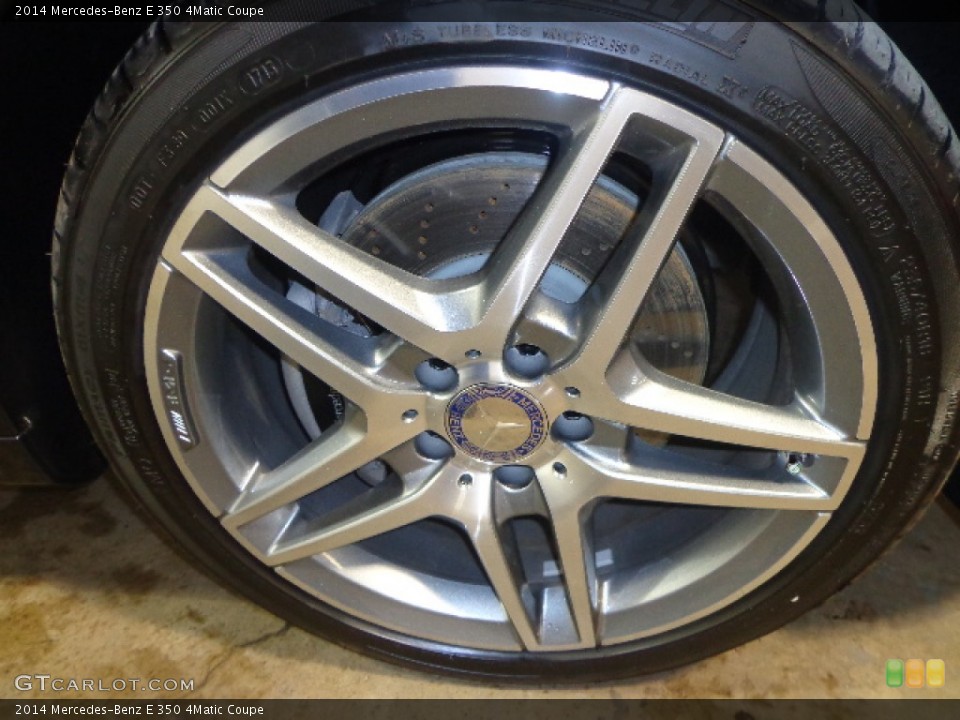 2014 Mercedes-Benz E 350 4Matic Coupe Wheel and Tire Photo #90130378