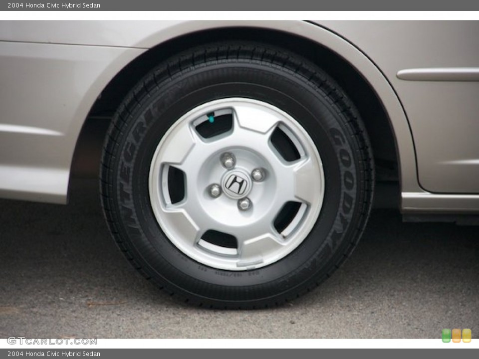 2004 Honda Civic Hybrid Sedan Wheel and Tire Photo #90133573