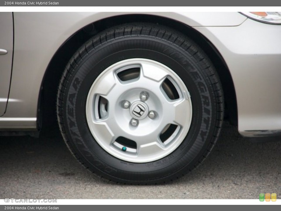 2004 Honda Civic Hybrid Sedan Wheel and Tire Photo #90133597