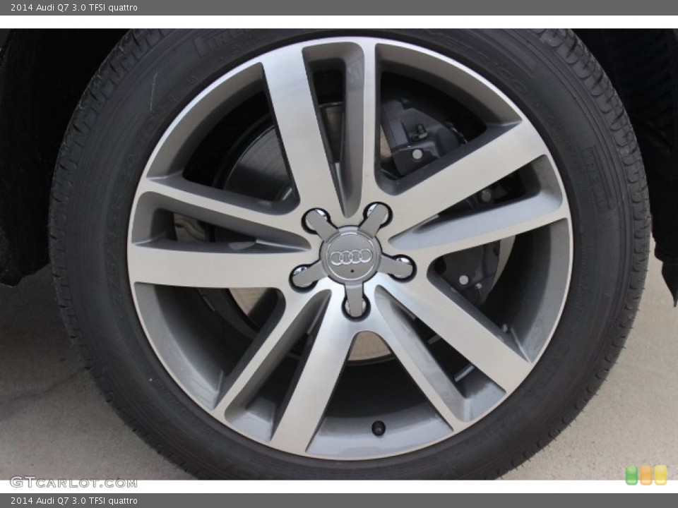 2014 Audi Q7 3.0 TFSI quattro Wheel and Tire Photo #90140525