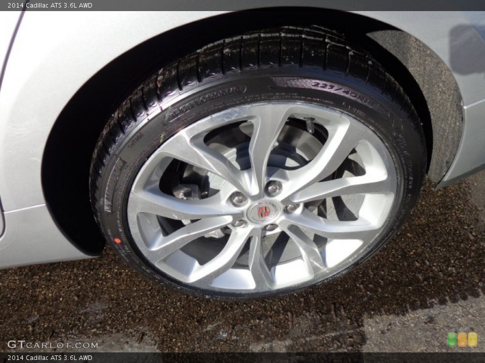 2014 Cadillac ATS 3.6L AWD Wheel and Tire Photo #90141058