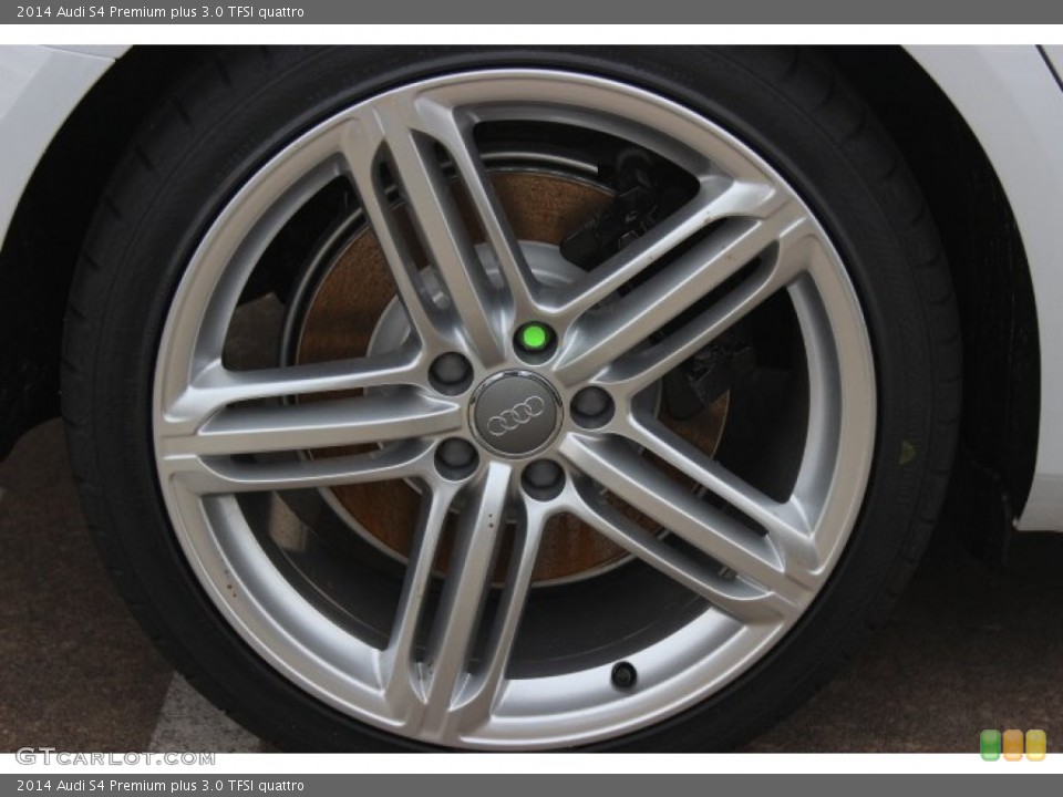 2014 Audi S4 Premium plus 3.0 TFSI quattro Wheel and Tire Photo #90143572