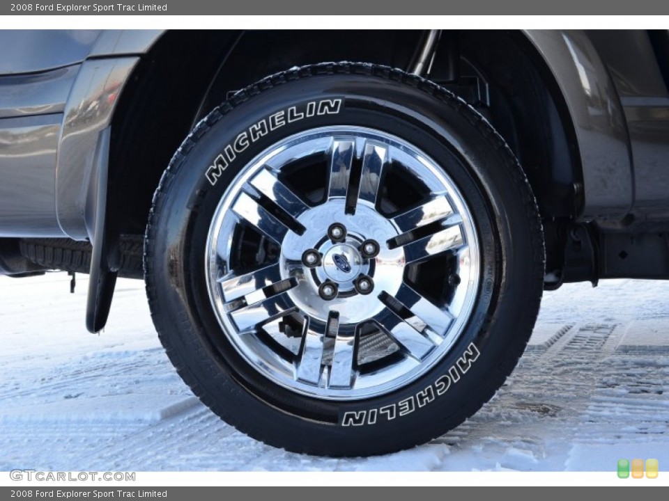 2008 Ford Explorer Sport Trac Limited Wheel and Tire Photo #90150010