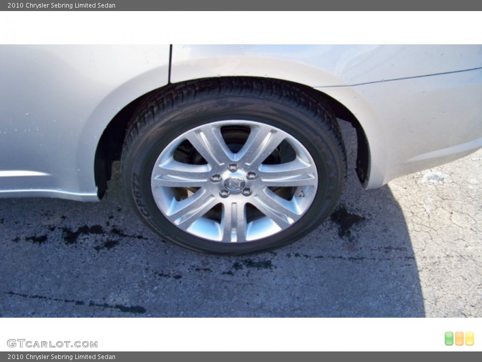 2010 Chrysler Sebring Limited Sedan Wheel and Tire Photo #90152356