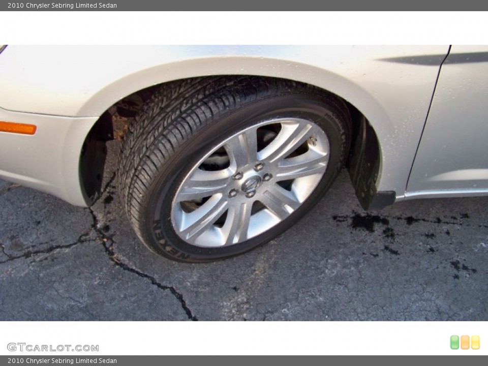 2010 Chrysler Sebring Limited Sedan Wheel and Tire Photo #90152371