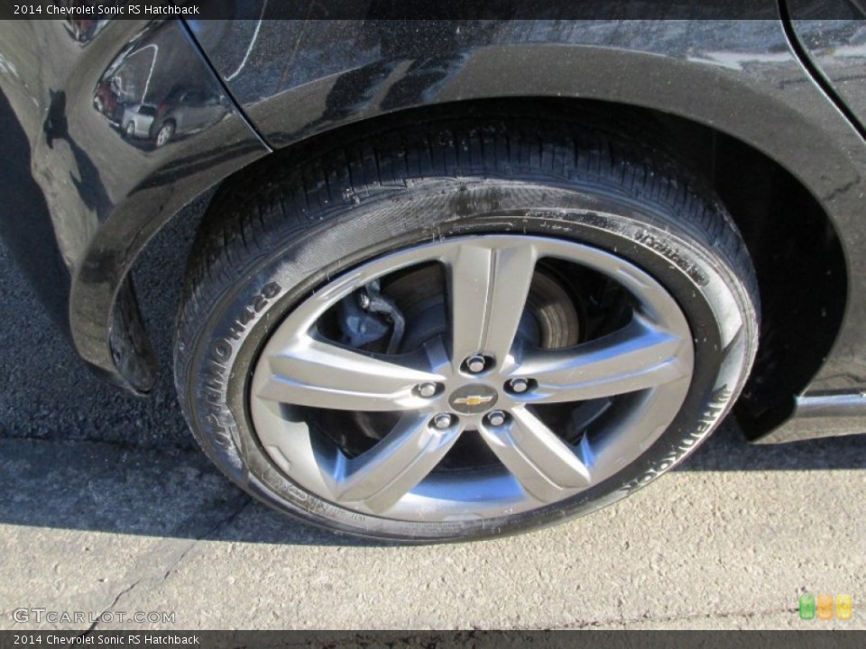 2014 Chevrolet Sonic RS Hatchback Wheel and Tire Photo #90156013