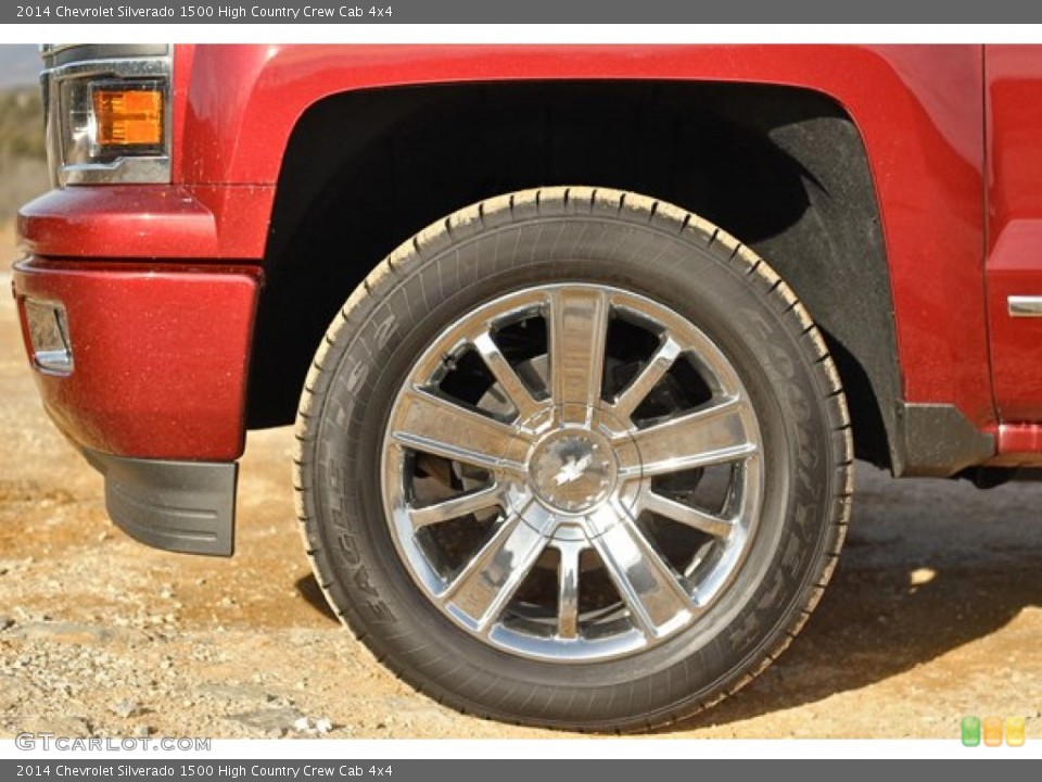 2014 Chevrolet Silverado 1500 High Country Crew Cab 4x4 Wheel and Tire Photo #90164317