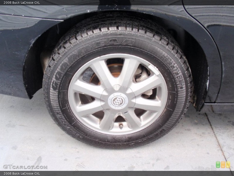 2008 Buick LaCrosse CXL Wheel and Tire Photo #90165826