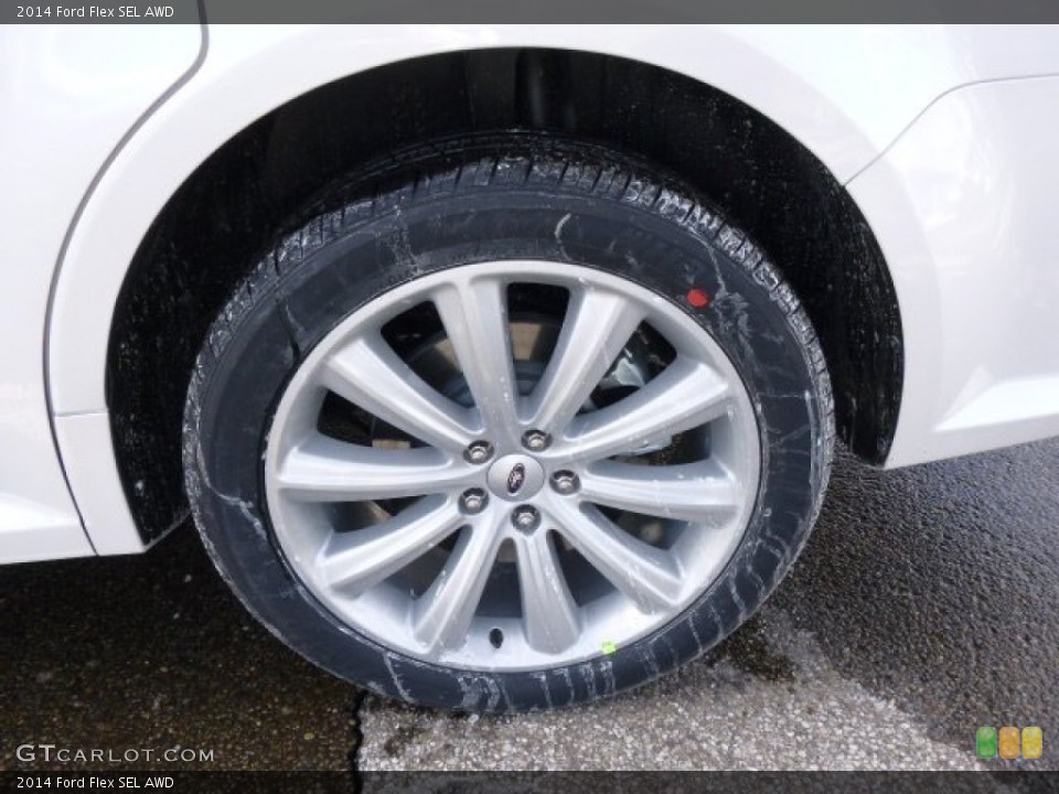2014 Ford Flex SEL AWD Wheel and Tire Photo #90166857