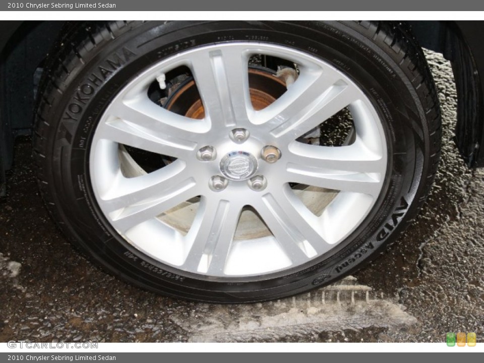 2010 Chrysler Sebring Limited Sedan Wheel and Tire Photo #90173104
