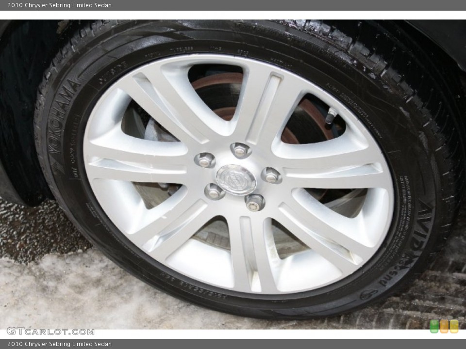 2010 Chrysler Sebring Limited Sedan Wheel and Tire Photo #90173137