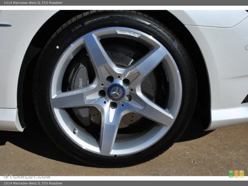 2014 Mercedes-Benz SL 550 Roadster Wheel and Tire Photo #90177427