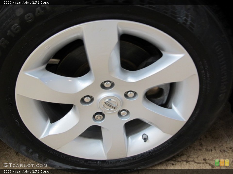 2009 Nissan Altima 2.5 S Coupe Wheel and Tire Photo #90187322