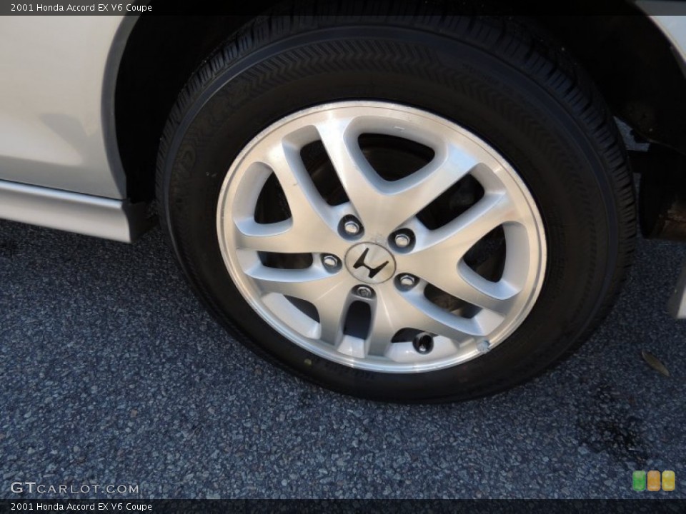 2001 Honda Accord EX V6 Coupe Wheel and Tire Photo #90189635
