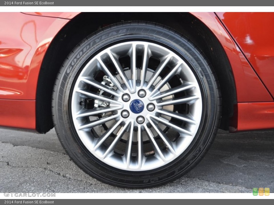 2014 Ford Fusion SE EcoBoost Wheel and Tire Photo #90191086